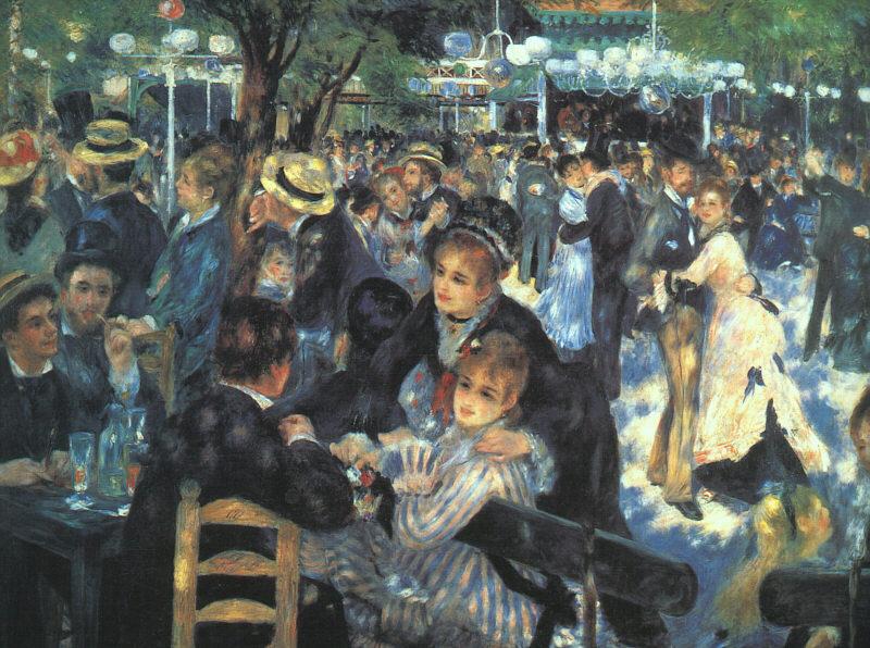 Pierre Renoir The Ball at the Moulin  de la Galette